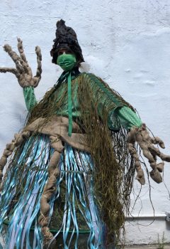 Carbon Sequestration with seaweed headdress